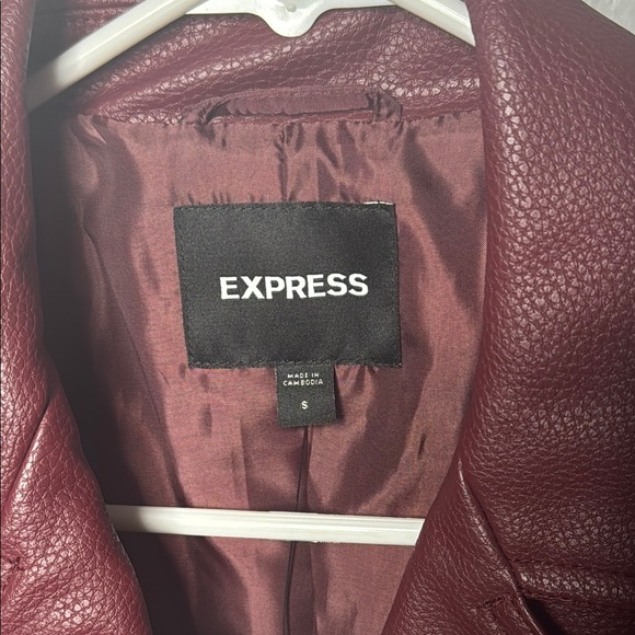 Express Burgundy Jacket - Picture 3 of 9